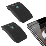 Car Kit For Cell Phone Car Phone Speakerphone With Visor Clip Wireless Car Bluetooth Speaker Handsfree