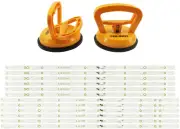 Vizio LB70006 LED Backlight Strips / Screen Removal Suction Cup Combo NEW