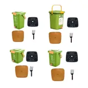 Kitchen Compost Bucket, Waste Container Composting Recycle Bucket, Garbage Bin