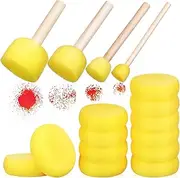 1Set Mushroom Head Sponge Brushes for Painting Round Sponge Brush for Crafts Pottery Drawing and DIY Art Projects Inspire Creativity and Imagination