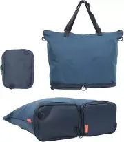 Ko-Dual Foldable Nylon Travel Tote Shopper Bag