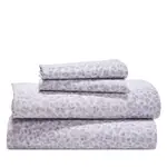 Sky Leopard Sateen Sheet Set, Twin - Exclusive