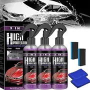Newbeeoo Car Coating Spray,3 in 1 High Protection Quick Car Coating Spray,Multi-Functional Coating Renewal Agent,Ceramic Spray Coating for Cars (3 pcs)