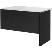LOGAN REVERSIBLE RETURN 900mm W x 750mm D x 730mm H White & Ironstone