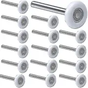 12pack 2 Inches Garage Door Rollers, 6200zz Bearing Nylon Garage Door ,for Residential And Commerci