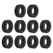 10Pcs Toroid Core, 24x42x16mm Iron Ferrite Chokes Ring Toroidal Transform, Black