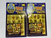 New! 2 x GO BOTS Change Action Flicker Stickers & Album Set Vintage 1984 GOBOTS