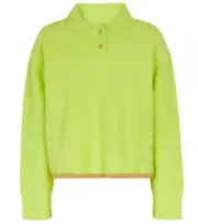 [Jacquemus] Jacquemus Le Polo Neve polo sweater UK 6 green