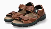 Mephisto Shark Fit Chestnut Waxy/Tan Grain Sandal Men's EU Sizes 40-48 NEW!!!
