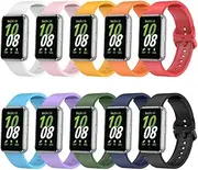 Compatible for Samsung Galaxy Fit 3 Watch Bands, Soft Silicone Replacement Straps Adjustable Sport Wristbands for SAMSUNG Galaxy FIT 3 SM-R390 Smartwatch Bands for Women&Men