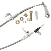Aeroflow Kickdown Ford Aod Cable Chrome Finish - AF72-7005