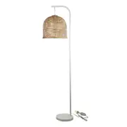 Jess Floor Lamp With White Base And Batur Shade