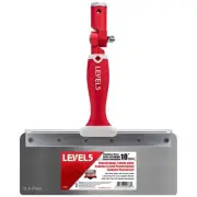 LEVEL5 10" Offset Drywall Taping Knives, Stainless Steel w/ FLEX Blade | 5-383