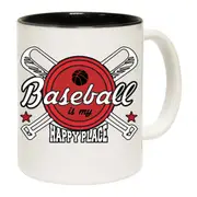 Baseball Is My Happy Place Mug Cup