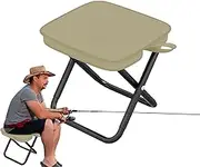 Wesleyyy Portable Stool - Folding Outdoor Seat Stool - Multifunctional Folding Chair, Portable Non-Slip Stool, Indoor and Outdoor Foldable Stool for Adults