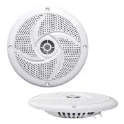 Waterproof Rated Marine Audio White Boat Speakers 5.25'' 180W Max Power - Pair