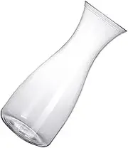 CATIEBYE Versatile Acrylic Serving Carafe: Use As a Decanter or Vase for Water Juice Wine Dinner Wedding Party
