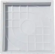 Abaodam Pavement Stone Mould DIY Reusable Concrete Garden Stepping Stone Mold for Artistic White for Patio and Walkway Creation