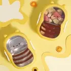 Portable Divides Lunch Box Bee shape Lunch Container Breakfast Boxes Outdoor