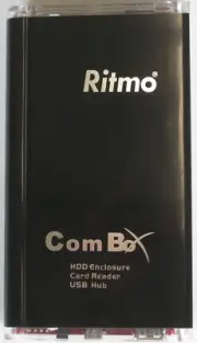 RITMO 2.5" ComBox HDD Enclosure+Card Reader+All in One USB Hub KE-2541 - NEW