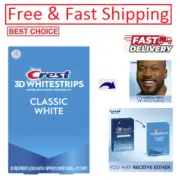 Crest 3D Whitestrips Classic White At-home Teeth Whitening Kit, 10 Treatments