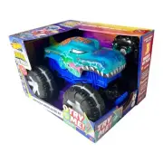 Hot Wheels Toy Monster Truck RC Remote Control Mega Wrex Alive 1:15 Lights Sound