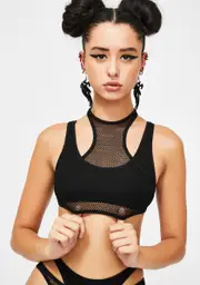 [Club Exx] Fatal Fantasy Layered Halter Top