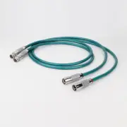 Pair Audio 8N OCC Copper XLR Interconnect Cable with Rhodium Plated XLR Plug
