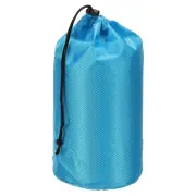 Stuff Sack, 6 x 12 Inch Waterproof Outdoor Storage Sack Drawstring Blue