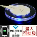 【大叔小舖】FANTASY 無線充電板器座充+無線接收器USB IPHONE 6S S6三星HTC行動電源