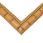20x9 Light Brown Bamboo Real Wood Picture Frame Width 1.5 inches | Interior Fram