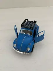 Vintage 1967 Volkswagen Classical Beetle Blue Car Figure
