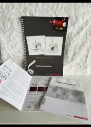 Genuine Bernina L 460 450 Overlocker Serger Manual *GERMAN* Original FullSZ