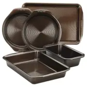 Circulon Bakeware Set Cake Loaf Pan Cookie Sheet Baking Tool Non Stick 5 Piece