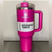 NEW Stanley 40oz Quencher H2.0 FlowState Tumbler Camelia - SHIPS NOW