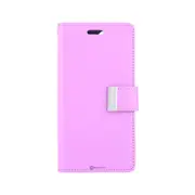 iPhone 15 Plus High-Quality Flip Wallet Case Cover - Shock-Resistant with Front Cover, Multiple Card Slots, Magnetic Closure and Media Stand Convertible - Purple