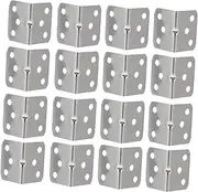 OSALADI 50pcs Corner Brace Shape Shelf Support Bracket Heavy Duty Right Angle Brackets for Furniture for Shelving and Furniture Assembly
