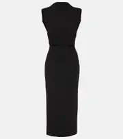 [Roland Mouret] Roland Mouret High neck cady midi dress AU 16 black