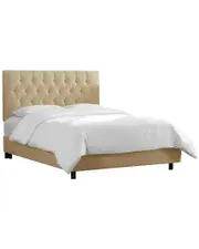 Skyline Furniture Diamond Tufted Bed
