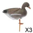 3X Vivid Goose Hunting Decoy 3D Heads Full Body Scarer Scarecrow Decoys Type C