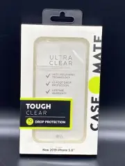 2 CASE-MATE APPLE iPHONE 11 PRO 5.8" TOUGH ULTRA CLEAR 10' DROP PROTECTION CASE