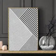 Abstract Geometric Canvas Wall Art