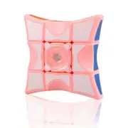 Catzon Fidget Spinner 1X3X3 Speed Cube Puzzle Anti-Anxiety Toys for Kids Audlts-Coral