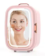 YOPOWER 15 Liter Pink Personal Mini Fridge