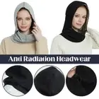 EMF Shielding Hat Electromagnetic Radiation Protective Silver Fiber Hooded Cap