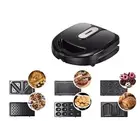6 in 1 Waffle Maker, Sandwich Maker with Removable Plates, Donut Maker Dual-S...
