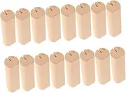 KOCKSHION 20Pcs Wooden Note Card Holders Rustic Table Number Stands for Weddings Parties Home Decor Natural Sign Holders for Memo Photos Menus