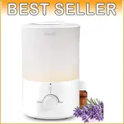 BPA-Free Night Light Humidifier with Essential Oil Diffuser - 290 Sq Ft Coverage