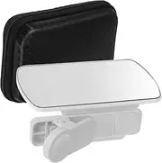 FONDOTIN 2Pcs Adjustable Vlog Mirror Camera Reflection Clip Kit Phone Mirror for Enhanced Photography Convenient Angle Capture Lightweight Durable Design