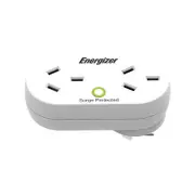 Energizer ET- DOS175 2-Port Power Adaptor with Surge Protection